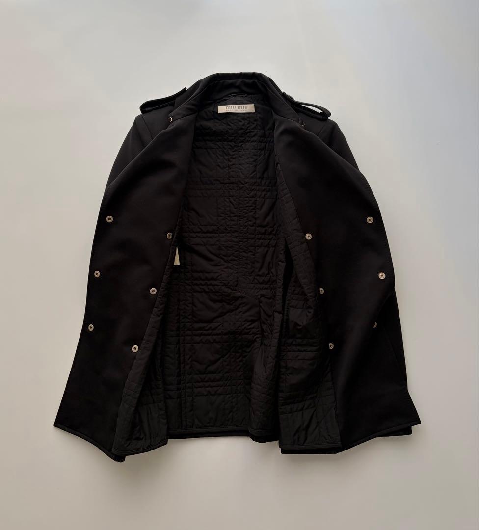ジャケット・アウター MIU MIU Double Breasted Coat IT 40