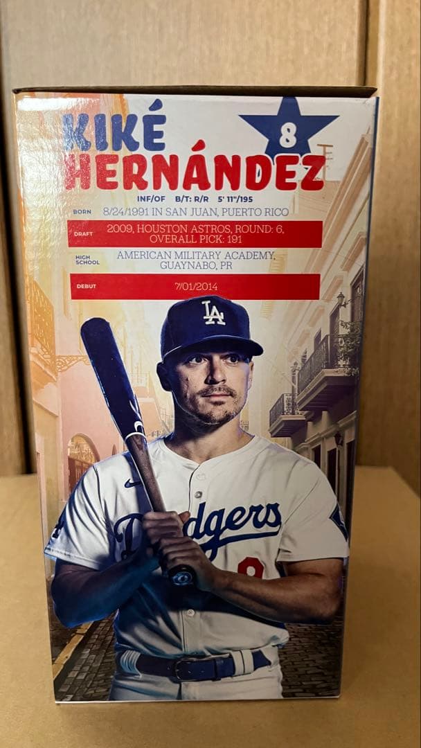 新品 美品 希少 入手困難 ドジャース キケ・ヘルナンデス ボブルヘッド