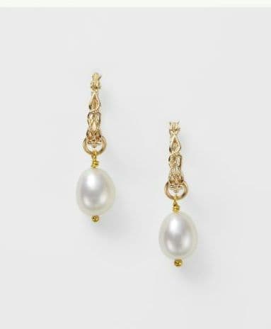 ☆美品☆アガットagete K10 パールチャームピアスセット