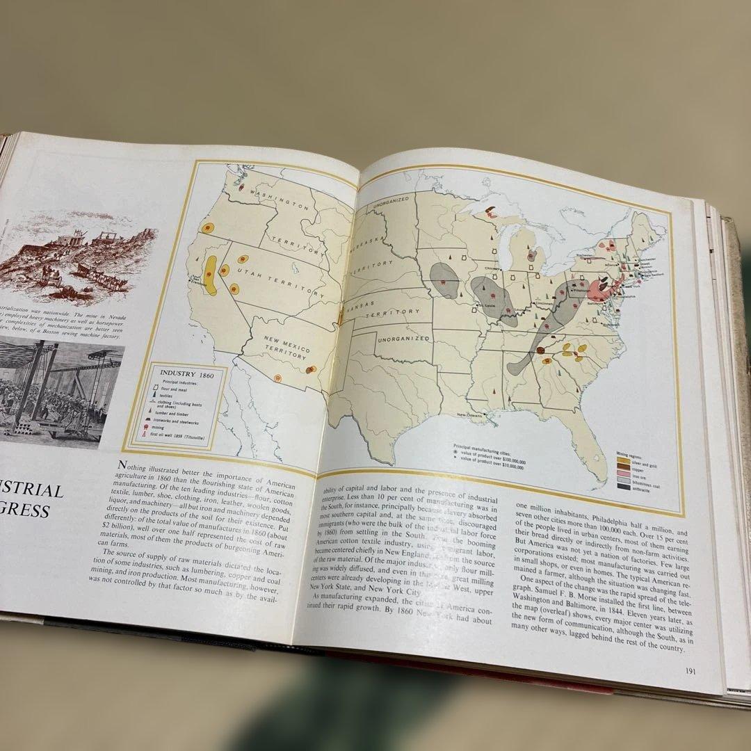 洋書 The American Heritage Pictorial Atlas