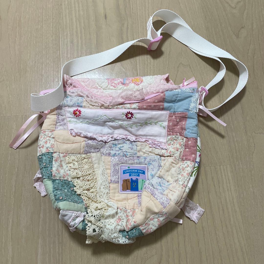 グニフニ♡にわとりさんのキルトショルダーバッグ