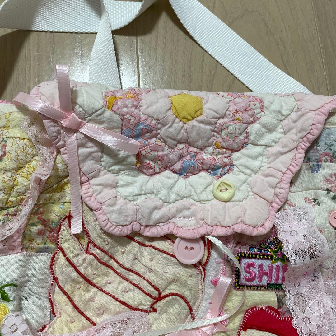 グニフニ♡にわとりさんのキルトショルダーバッグ