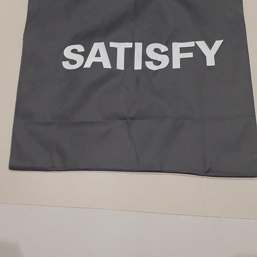 SATISFY ロゴ エコバッグ グレー