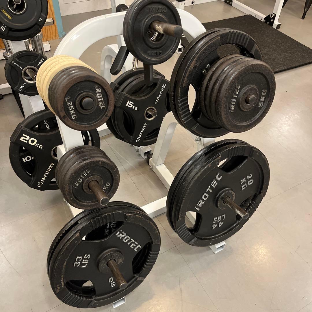 【28mm径バーベル用】アイロテック　プレート　5kg4枚