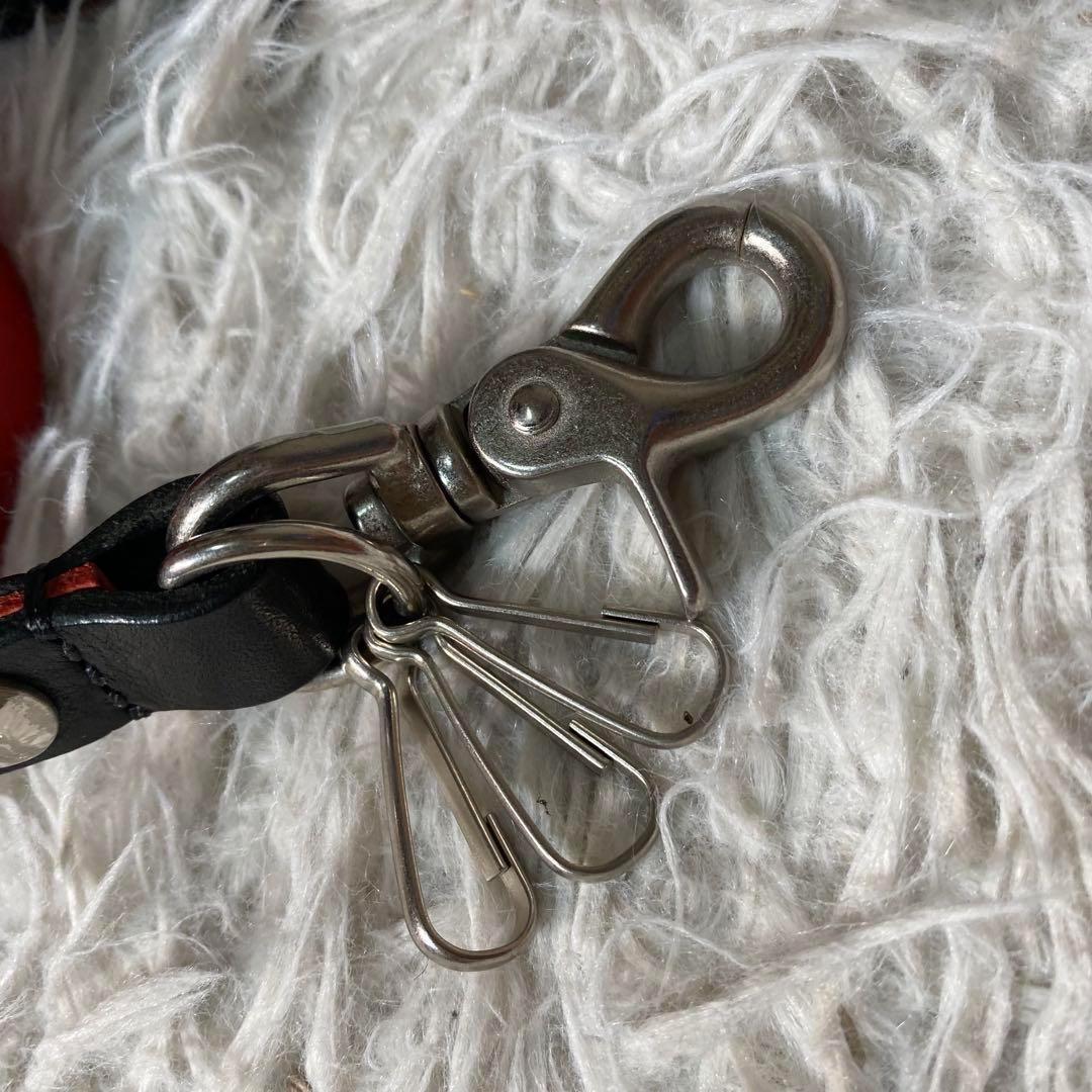 極美品】ヨウジヤマモト　yohji yamamoto　ウォレットチェーン　レザー