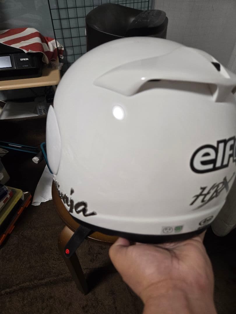Arai ヘルメット ホワイト モンスターグリーン