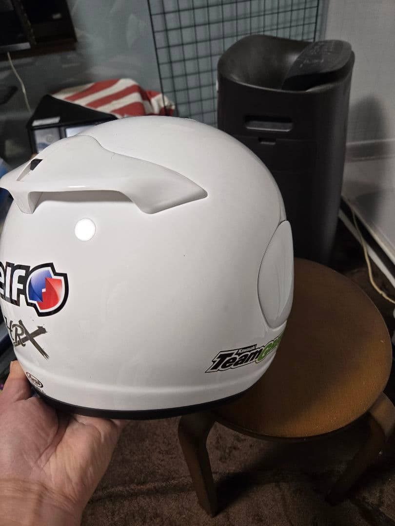 Arai ヘルメット ホワイト モンスターグリーン