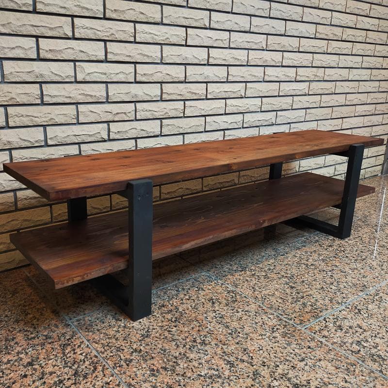 テレビ台 150 アンティーク テレビボード 木製 ハンドメイド シェルフ 本棚