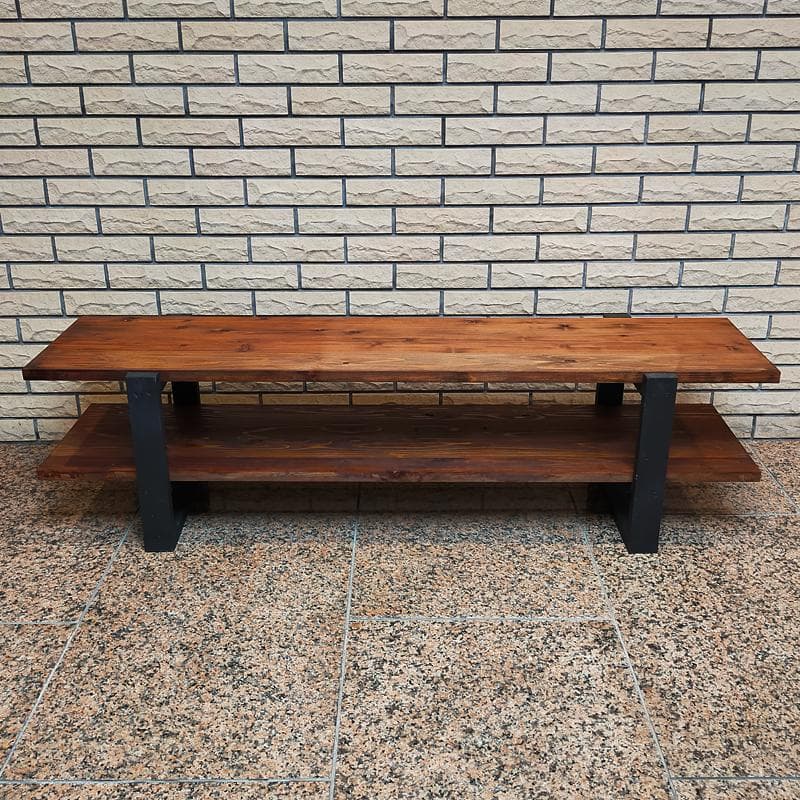 テレビ台 150 アンティーク テレビボード 木製 ハンドメイド シェルフ 本棚