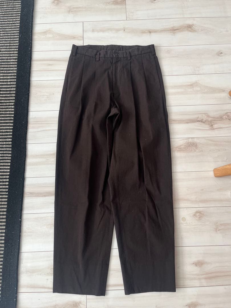 HEUGN（ユーゲン）e ガーメントダイコットン2Pテーパードパンツ