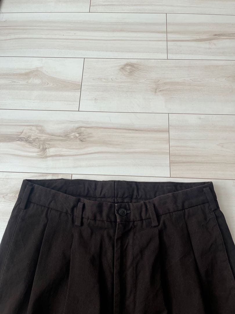 HEUGN（ユーゲン）e ガーメントダイコットン2Pテーパードパンツ