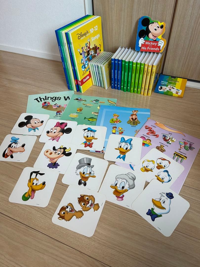 中古　DWE ディズニー英語　メインプログラムなど　中1娘英検3級　英語の成績5