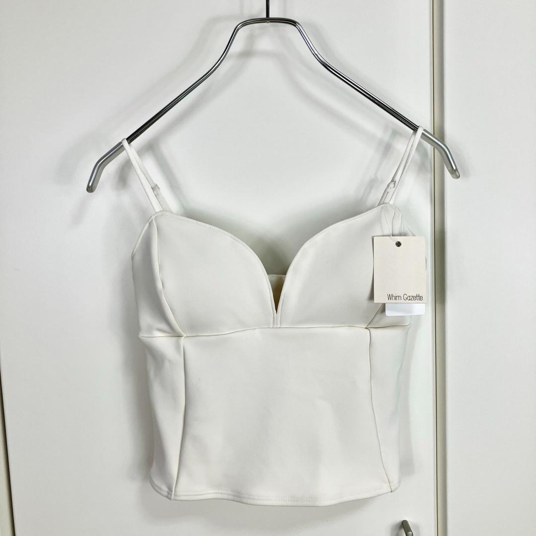 新品 24SS ウィムガゼット ダンボールコルセット ホワイト