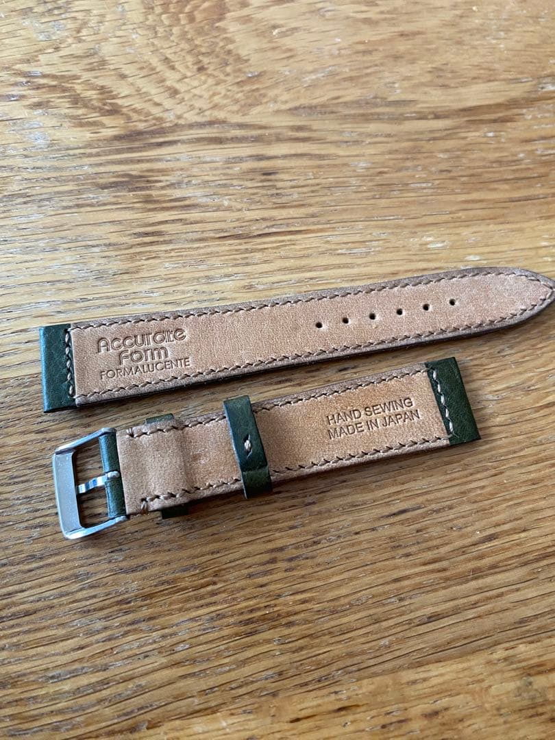 【未使用】Accurate Form フォルマルシェンテ18mmオリーブグリーン