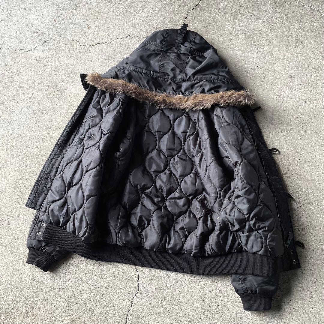 ジャケット・アウター N2B flight bomber jacket N-2B black L