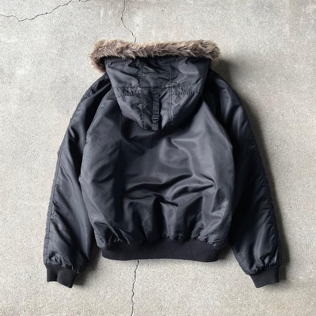 ジャケット・アウター N2B flight bomber jacket N-2B black L