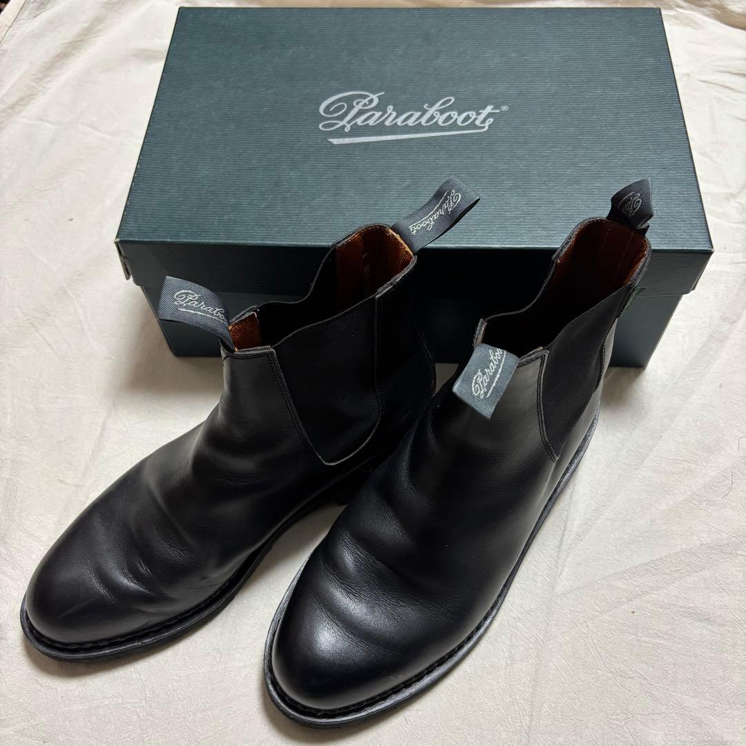 極美品　Paraboot Manege 8 マネージ　サイドゴア