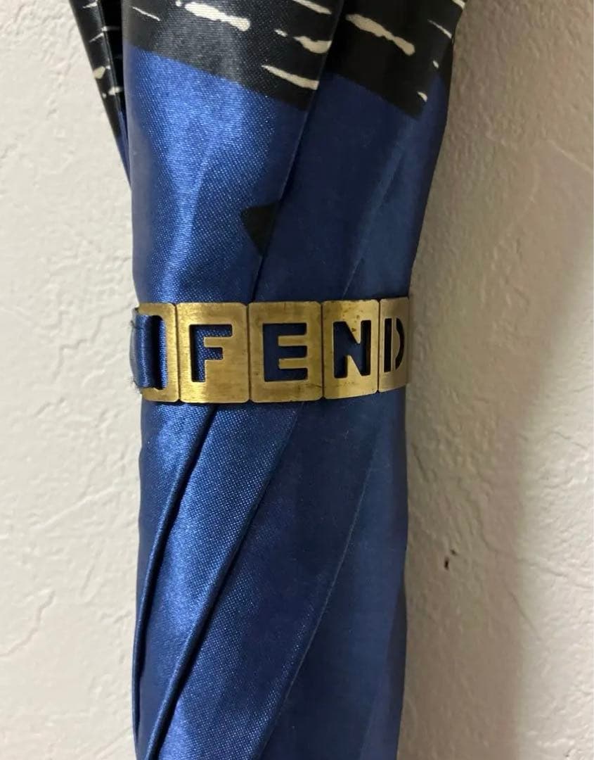 【美品】フェンディ　長傘　イタリア夜景柄
