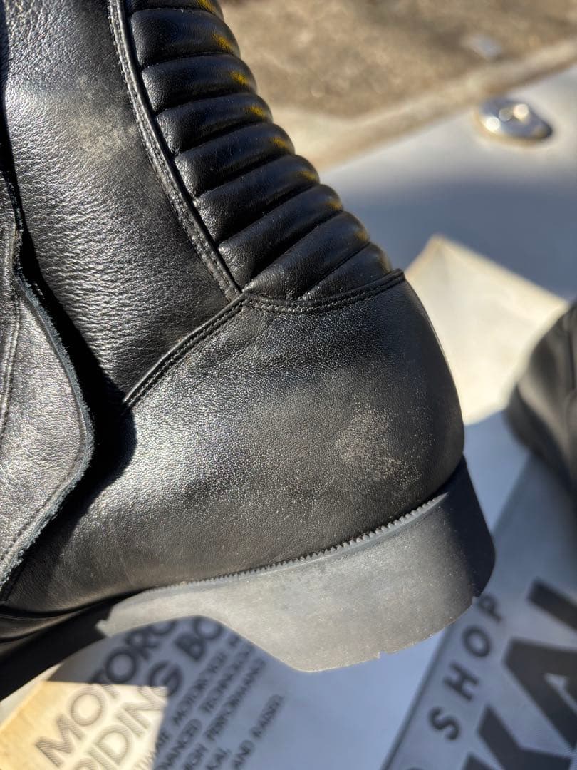 【新品未使用】プロショップタカイ ブラック ブーツ 当時物 27cm