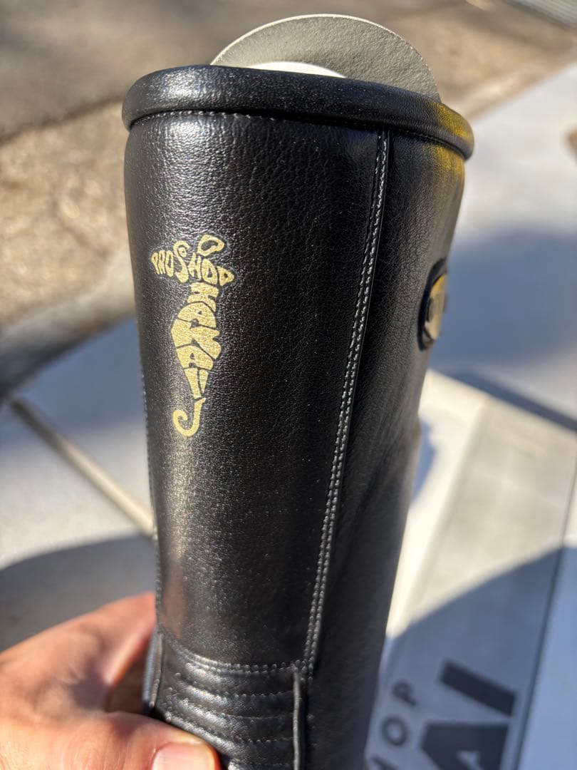 【新品未使用】プロショップタカイ ブラック ブーツ 当時物 27cm