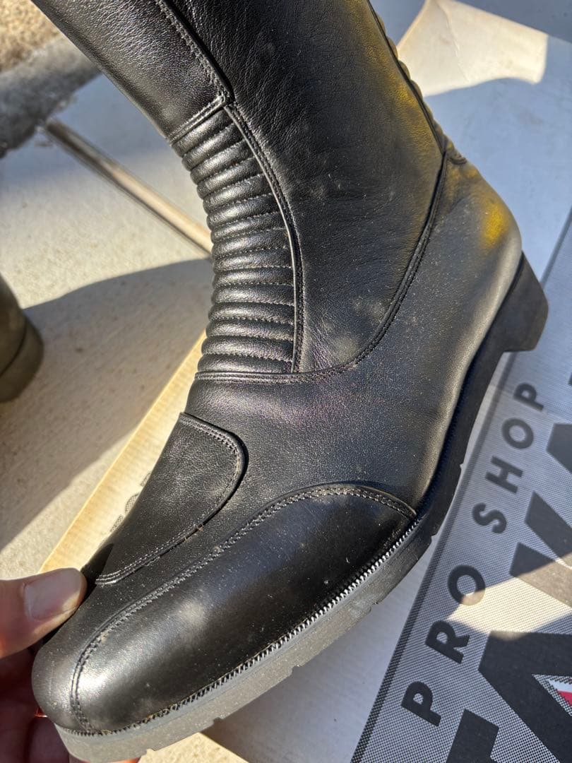 【新品未使用】プロショップタカイ ブラック ブーツ 当時物 27cm