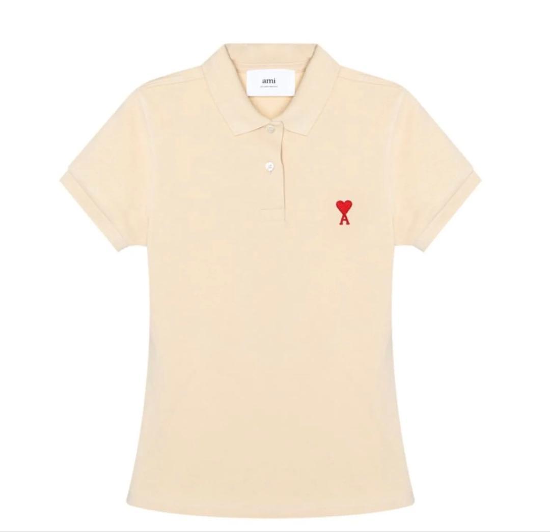 AMI PARIS ポロシャツ　ベージュ　アミパリス
