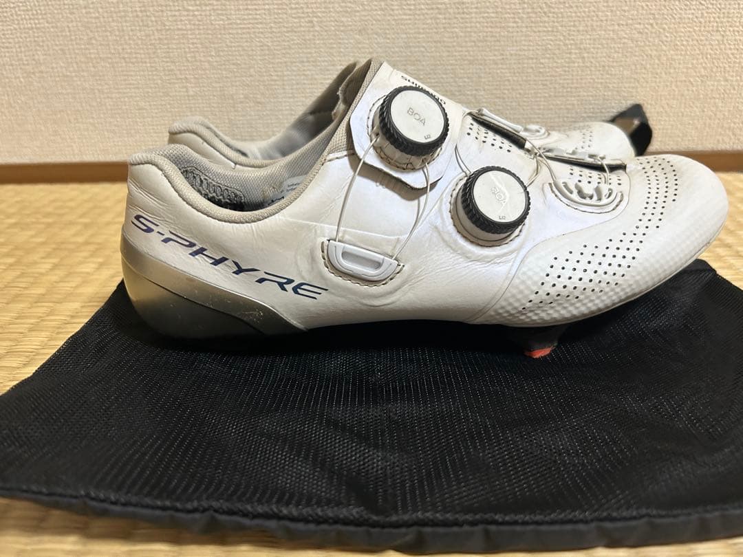 Shimano S-phyre ホワイト41.5 ワイド