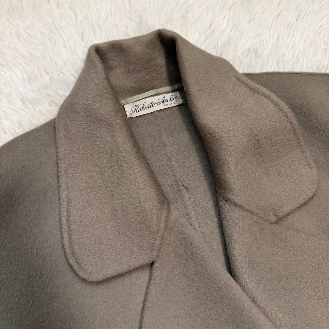 極美品XLサイズ相当　カシミヤ100% PIACENZA チェスターコート