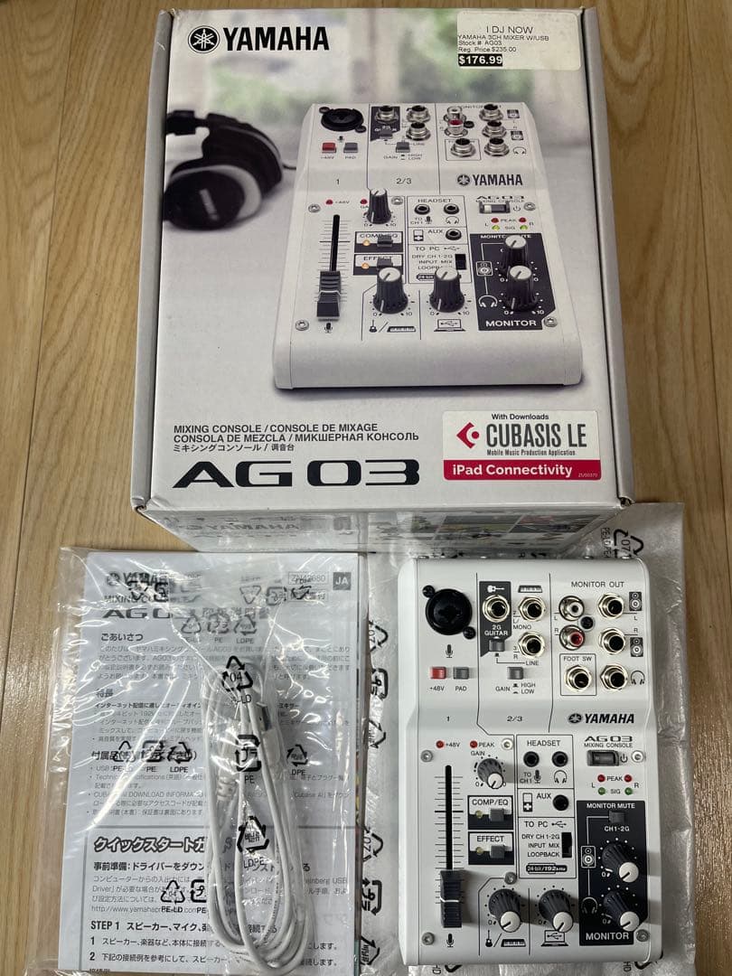 YAMAHA AG03 オーディオインターフェイス 本体