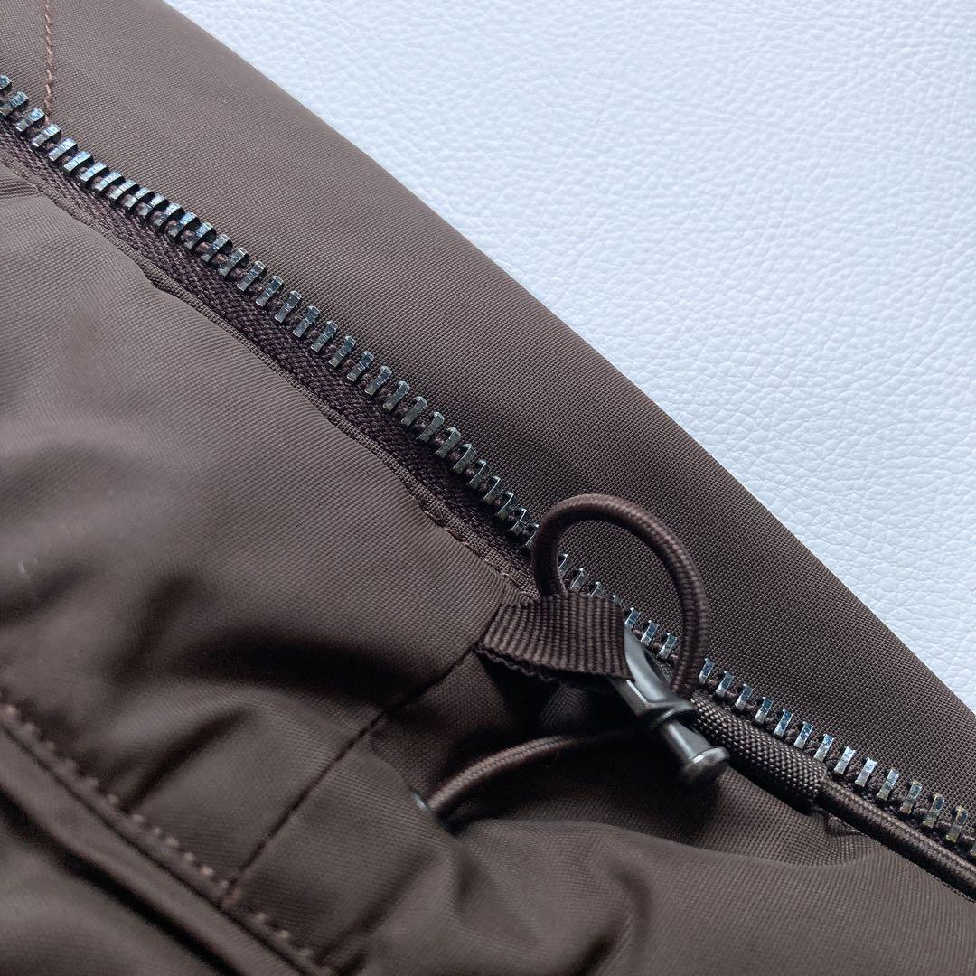 ラルフローレンブラックレーベル ミリタリージャケット ナイロンコート 茶 S