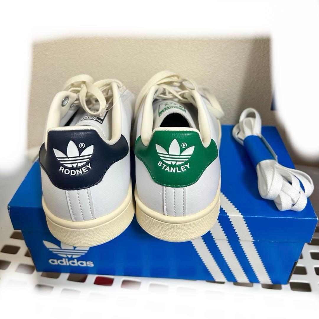 アディダス ★スタンスミス★ FY1794　ホワイト×グリーン＆ネイビー