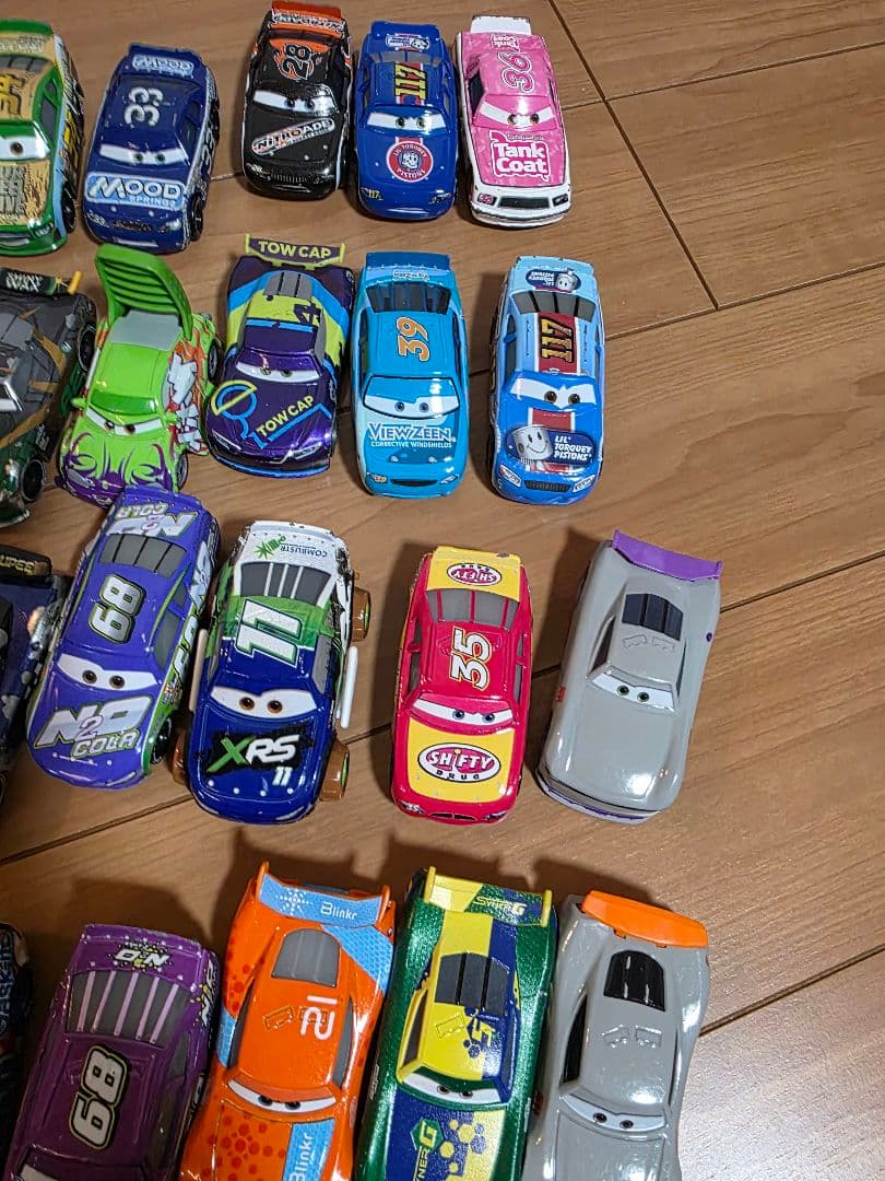 チ*竹様 カーズ CARS マテル Mattel 41台 まとめ売り