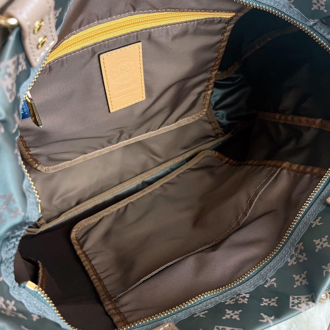 新品☆russet ラシット ショルダーバッグ ナイロン グレー ポーチ2点.