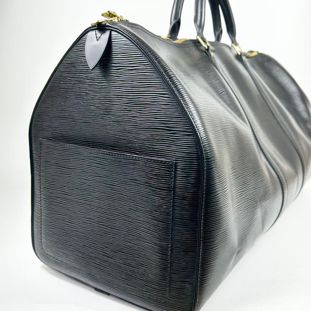 LOUIS VUITTON エピ キーポル55 ボストンバッグ 黒 保存袋