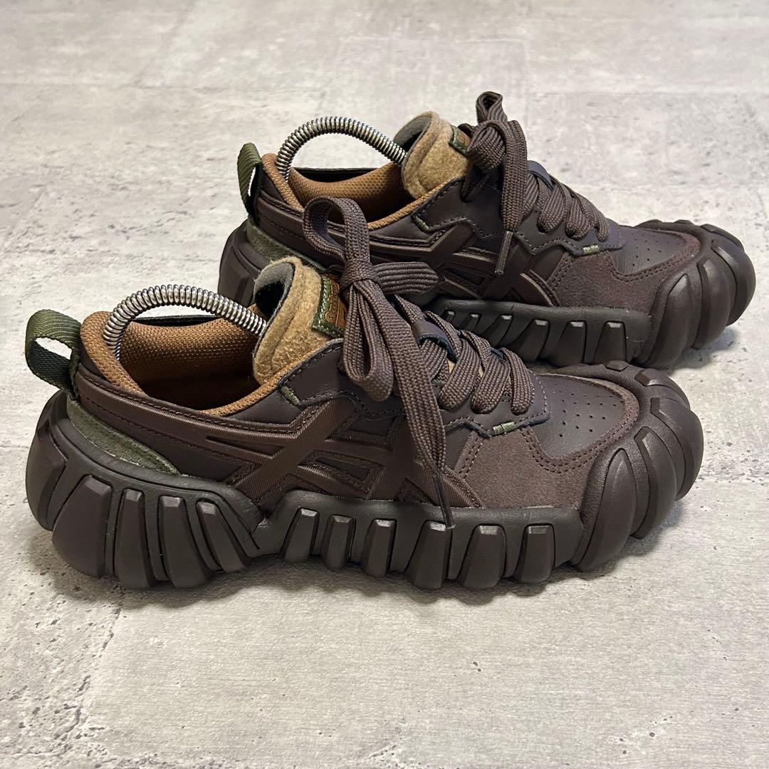 ほぼ新品 オニツカタイガー デンティグレ【23.5cm】エルエス ブラウン