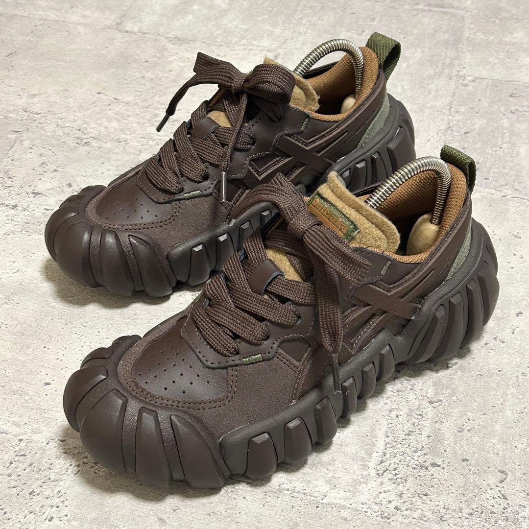 ほぼ新品 オニツカタイガー デンティグレ【23.5cm】エルエス ブラウン