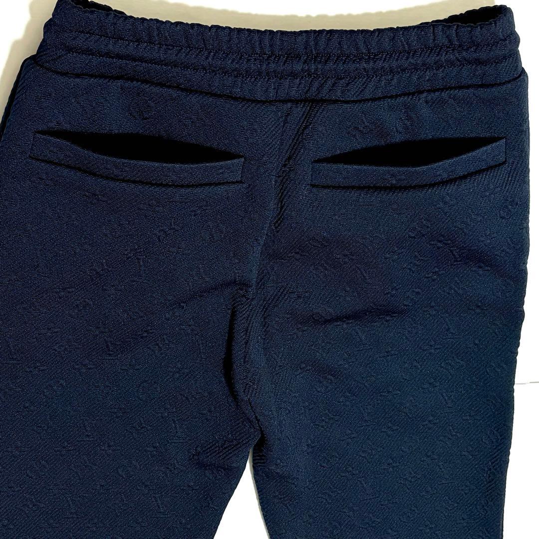 kenzo 　ルイヴィトン モノグラムトラックパンツ ネイビー メンズ