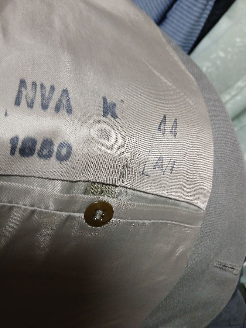 【デッドストック】東ドイツ軍 NVA パレードジャケット ギャバジン 制服 44