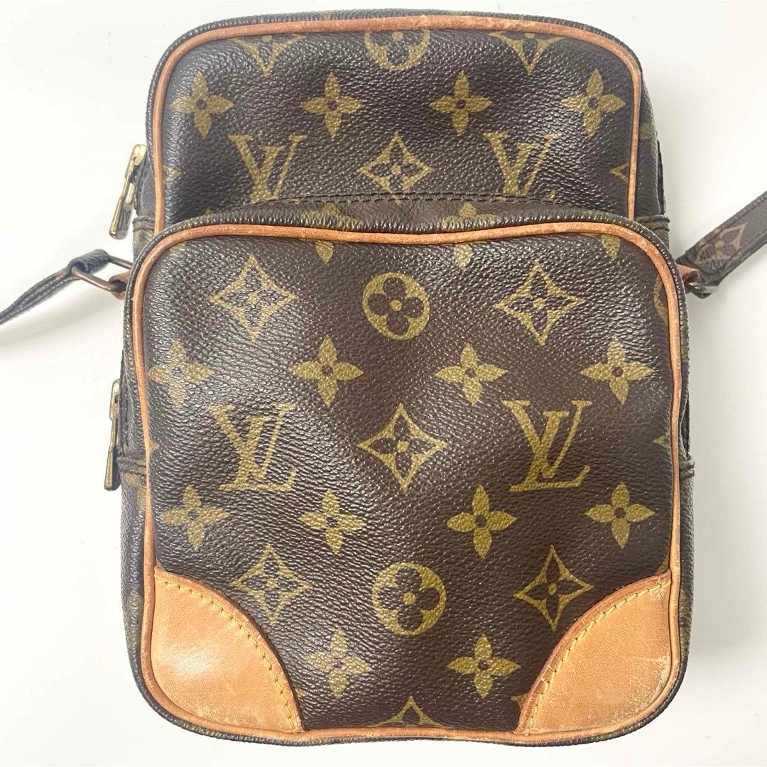 eルイヴィトン　モノグラム　アマゾン　ショルダーバッグ　ブラウン