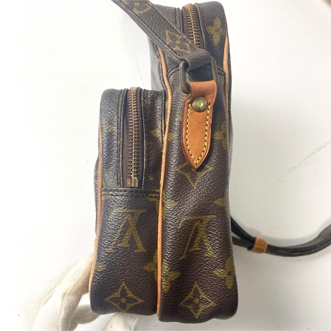 eルイヴィトン　モノグラム　アマゾン　ショルダーバッグ　ブラウン