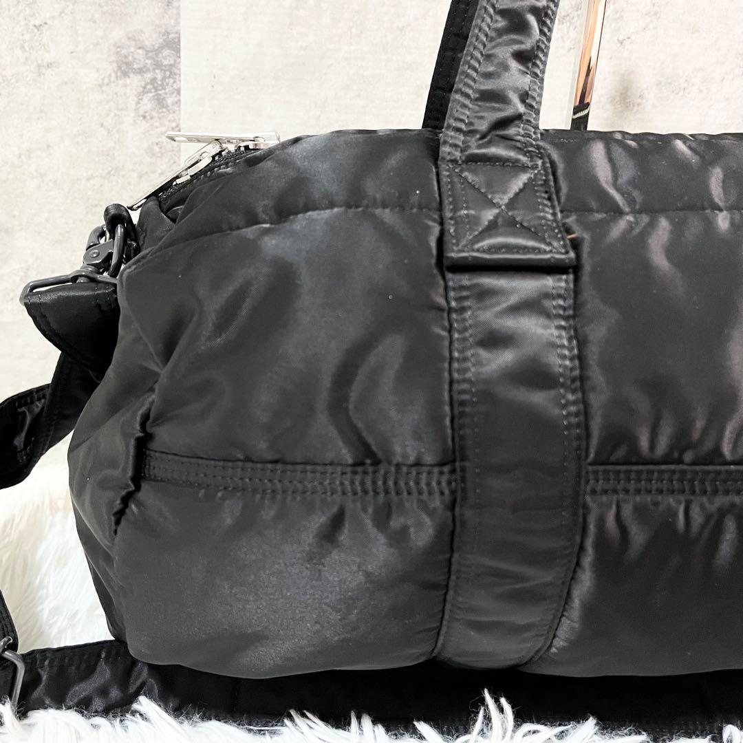 極美品　廃盤 ポーター タンカー ボストンバッグ2way ブラック