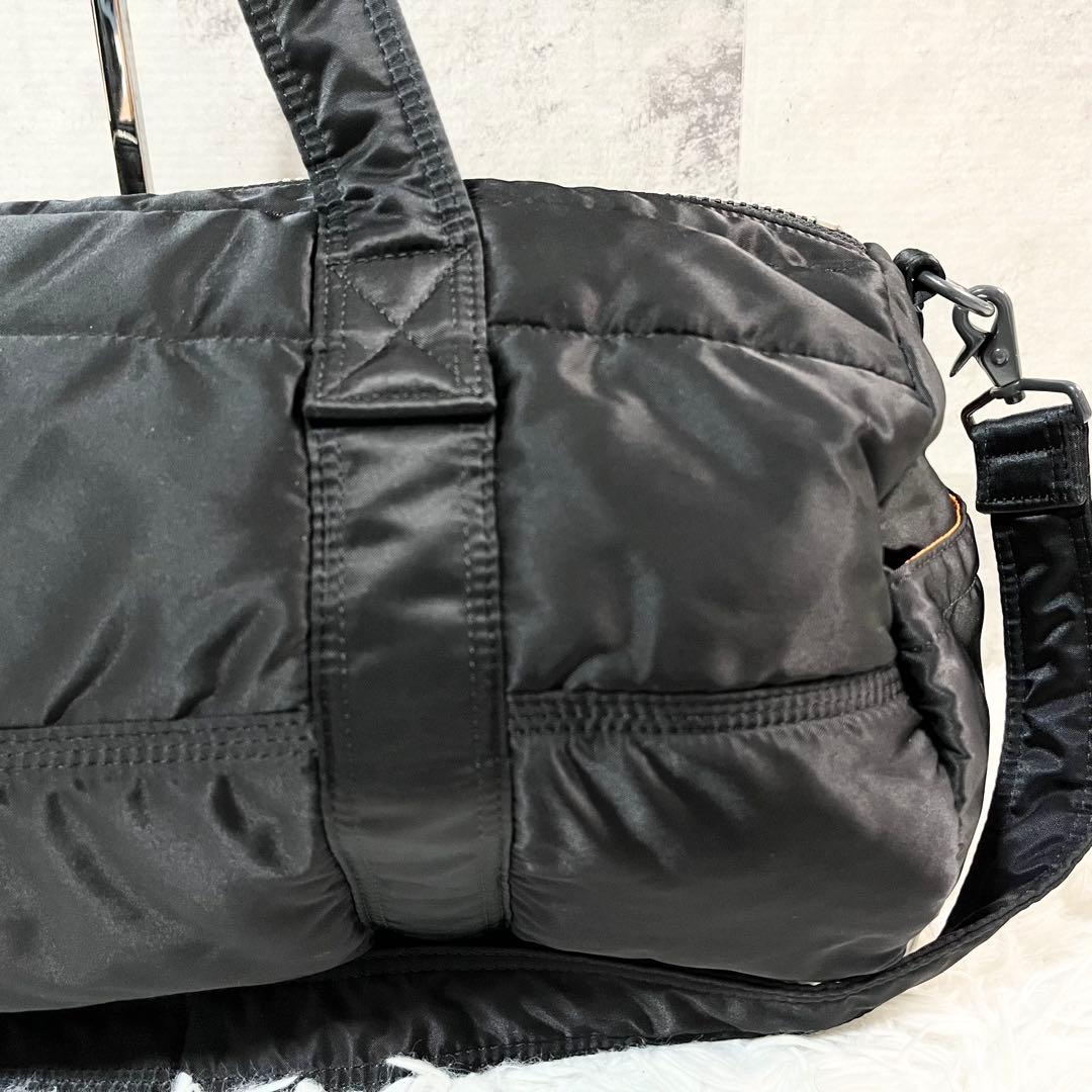 極美品　廃盤 ポーター タンカー ボストンバッグ2way ブラック