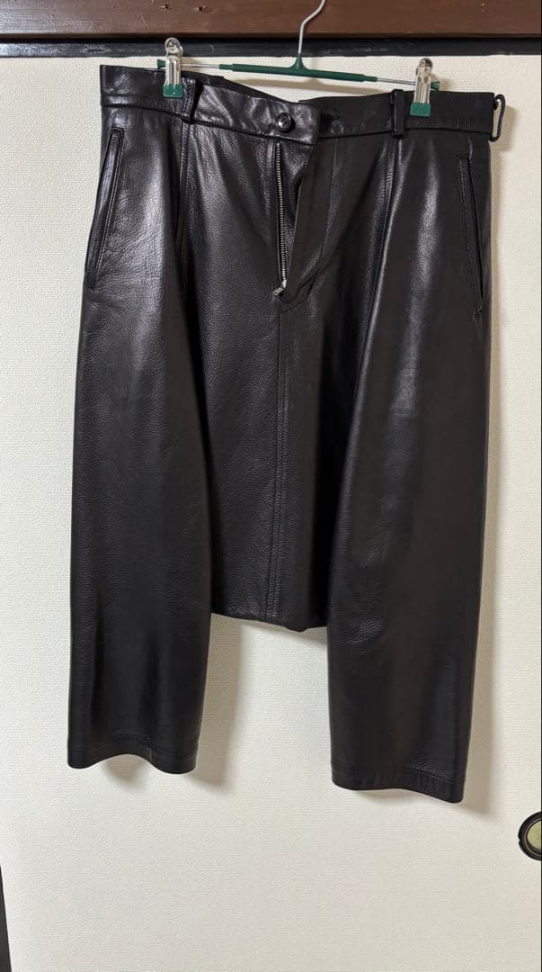 comme des garçons black market レザーサルエル　L