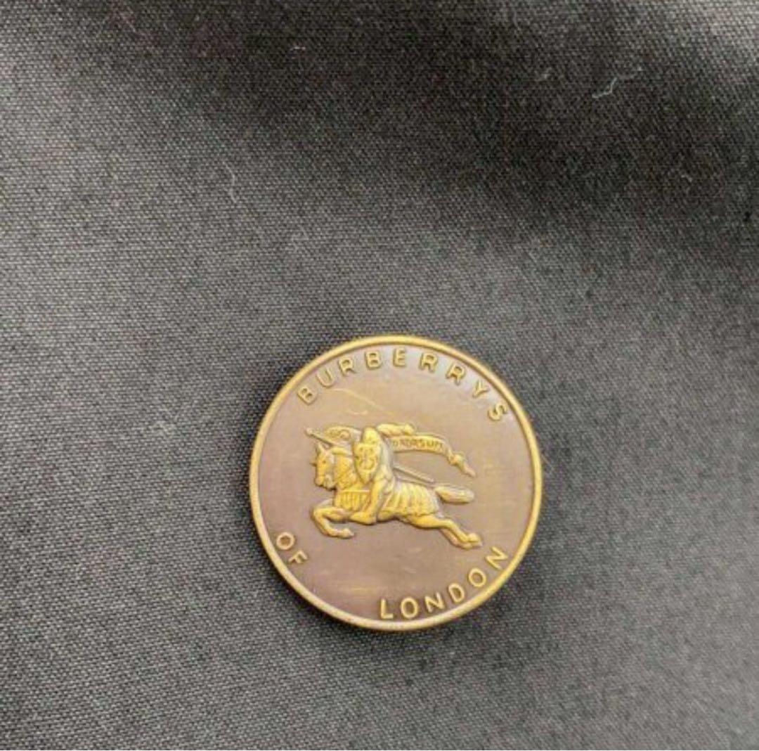 希少　一枚袖　金タグ　バーバリー コート ノバチェック ブラック　ベルト　美品