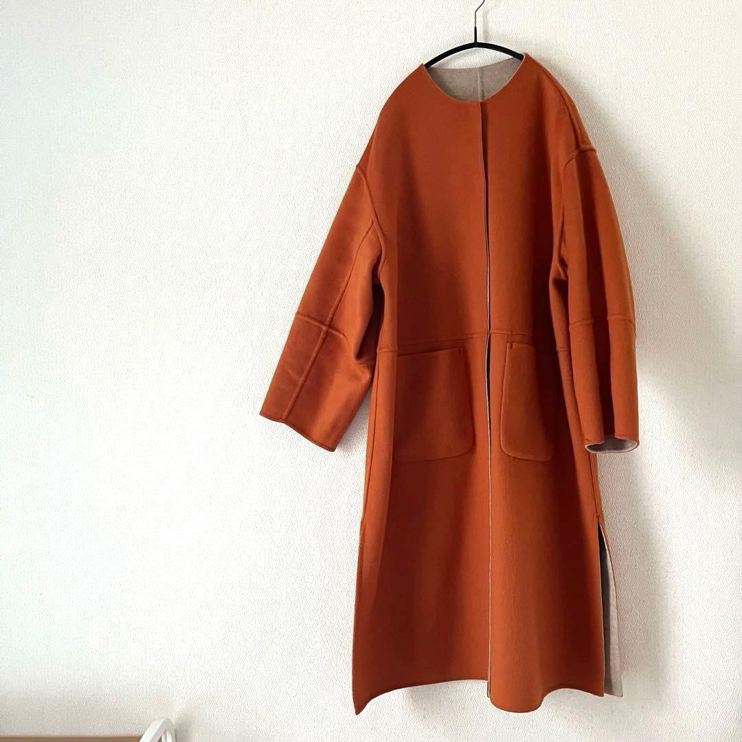 新品 B.C STOCK S120ブレンドリバーシブルコート M ベージュ