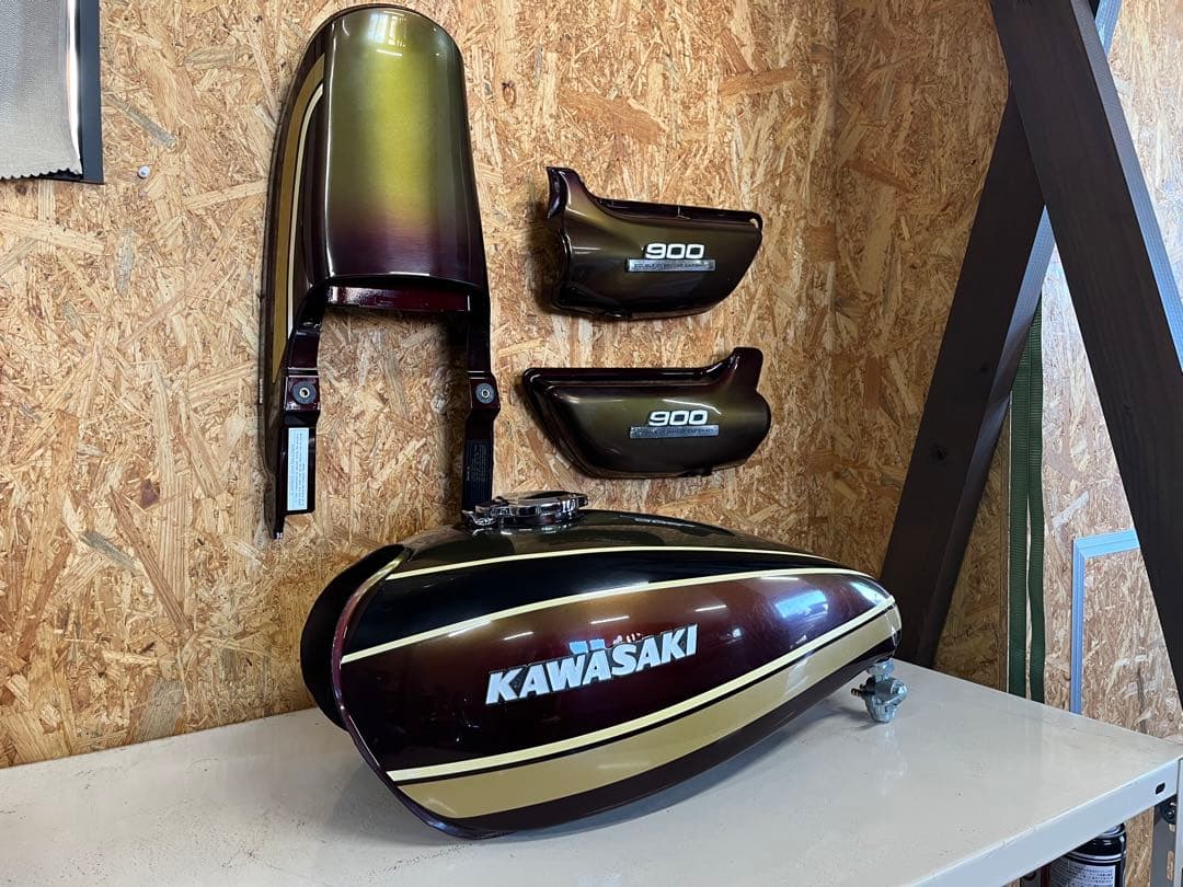 ロック少年　KAWASAKI z1 z2外装セット　ヤレ塗装