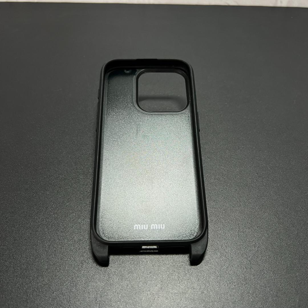 ✨正規品＆極美品‼️✨ ミュウミュウ iPhone 14Pro スマホケース