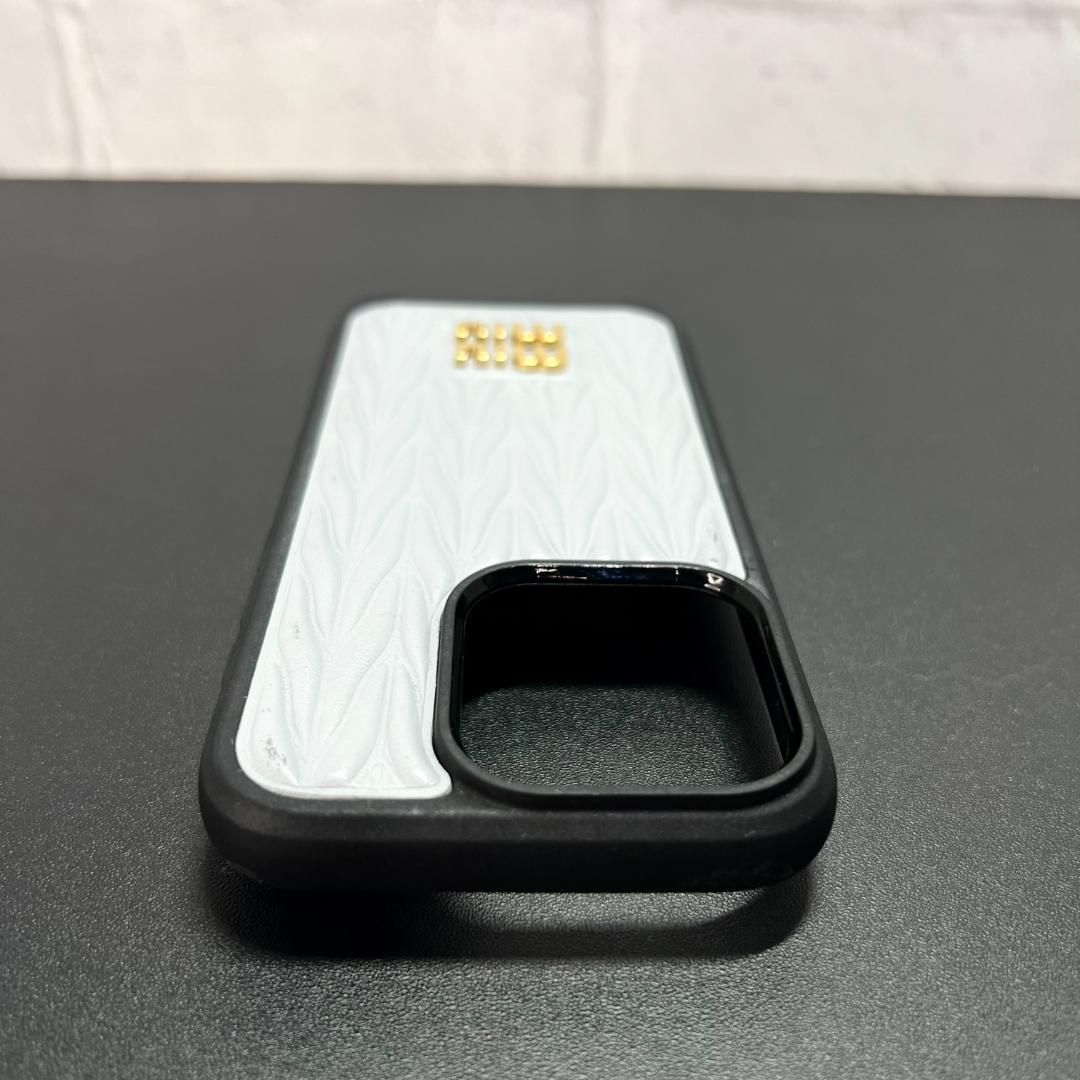 ✨正規品＆極美品‼️✨ ミュウミュウ iPhone 14Pro スマホケース