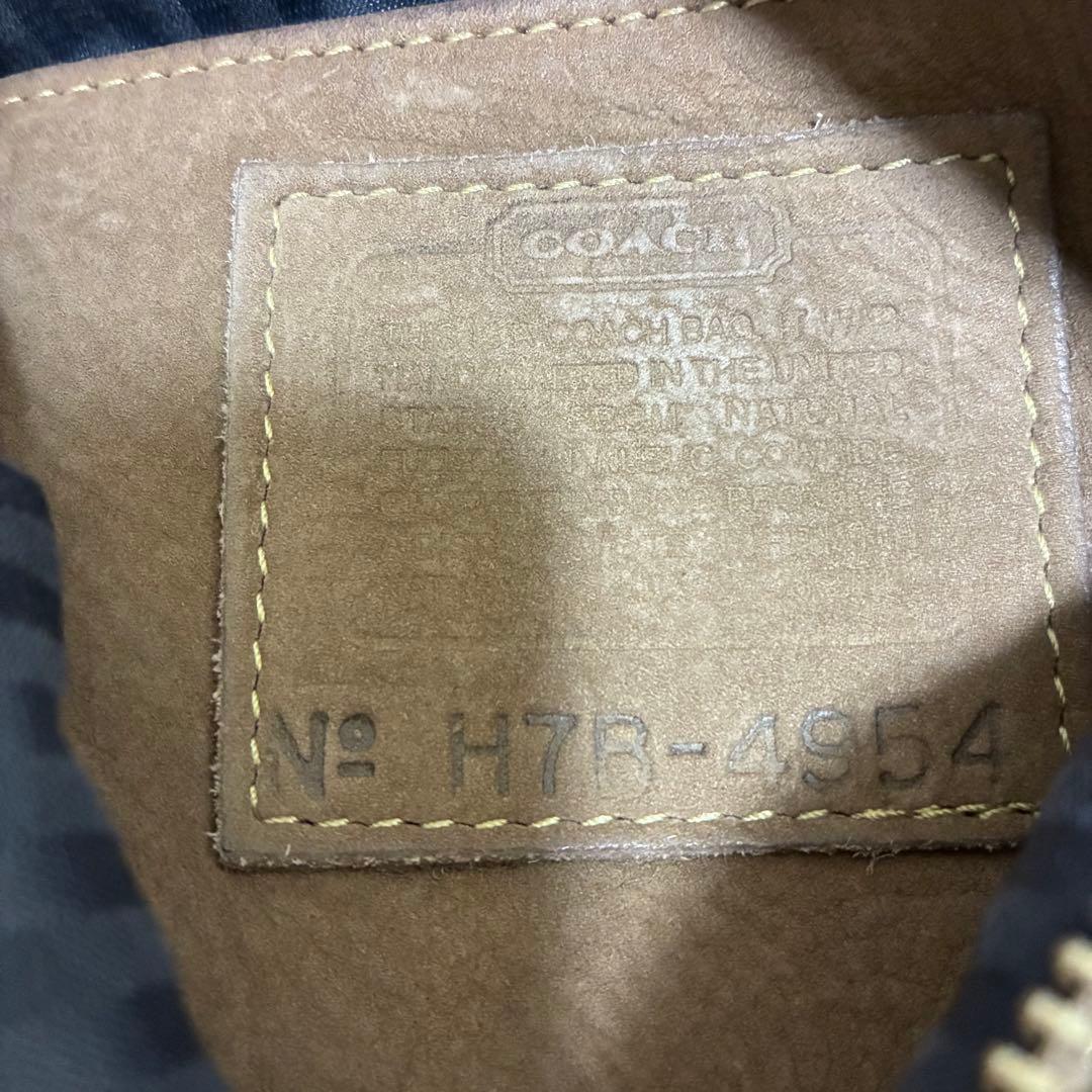 【希少品✨️】オールドコーチ ミニショルダーバッグ レザー 巾着型 円型 4954
