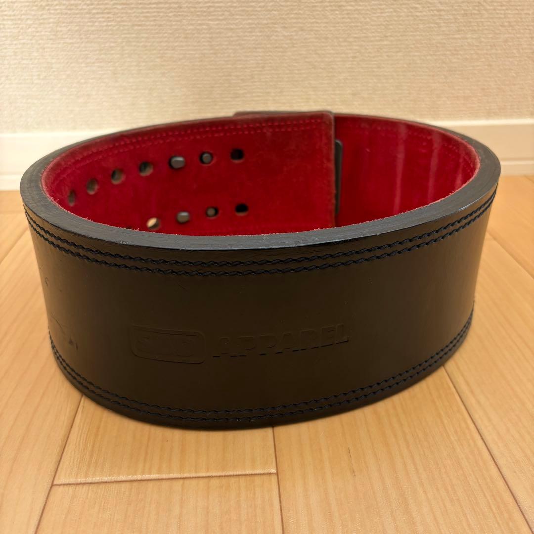 SBD パワーベルト 黒/赤 sサイズ